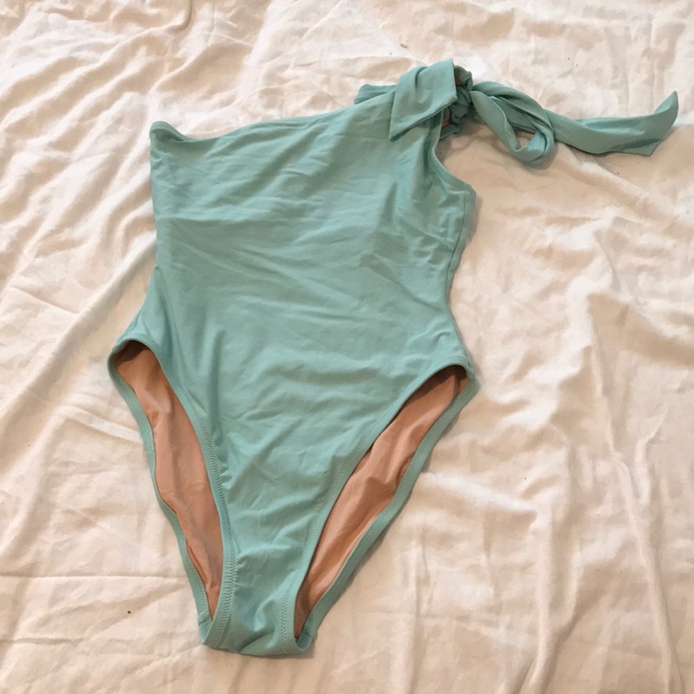 J. Crew one shoulder swim suit
